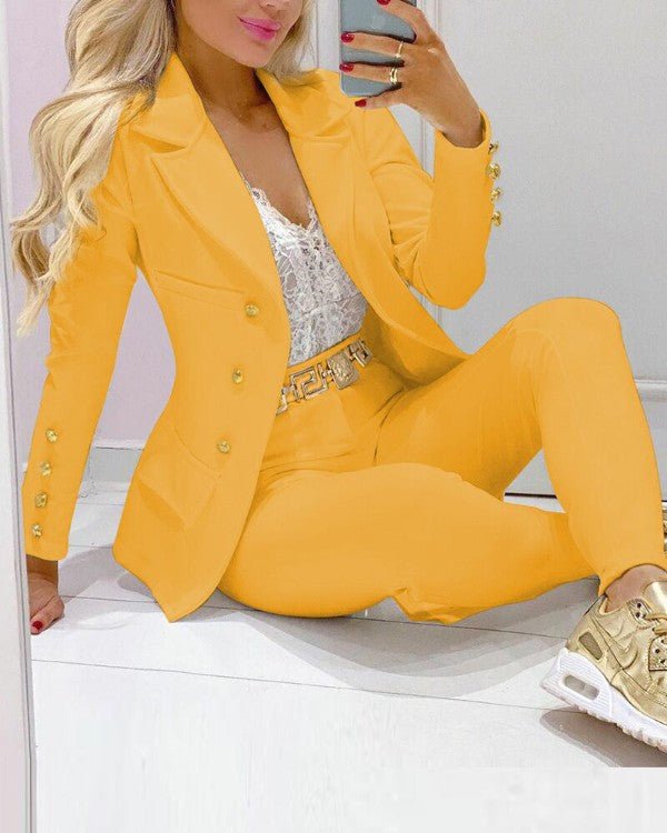Casual fashion suit set for women - Negative Apparel
