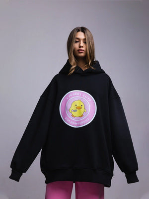 Casual printed oversized hoodie sweatshirt - Negative Apparel