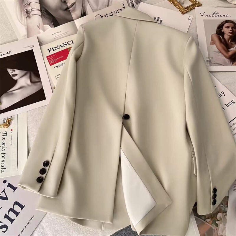 Casual Style Designer Buttoned Blazer For Women - Negative Apparel