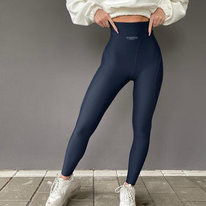 Cobalt Contour | High - Waist Sculpting Shark Pants - Negative Apparel