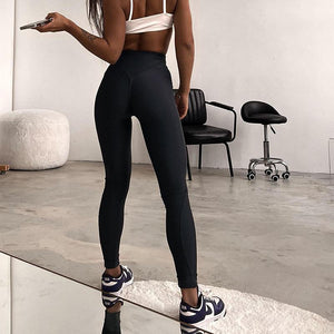 Cobalt Contour | High - Waist Sculpting Shark Pants - Negative Apparel