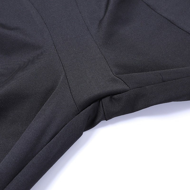 Cobalt Contour | High - Waist Sculpting Shark Pants - Negative Apparel