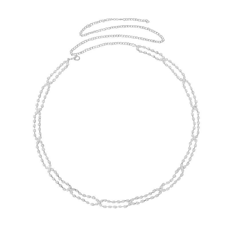 Diamond waist chain women's summer accessories - Negative Apparel