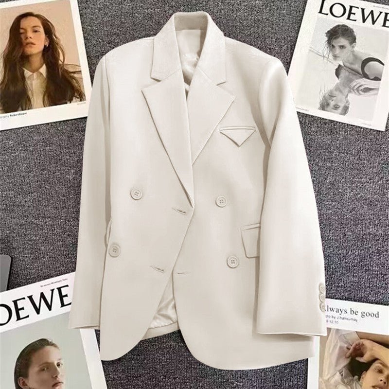 Double Breasted Stylish New Blazer for Women - Negative Apparel