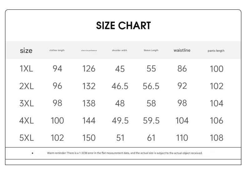 fattening plus size pajamas women's fashion loose printing long sexy loungewear multi - piece set 22122 - Negative Apparel