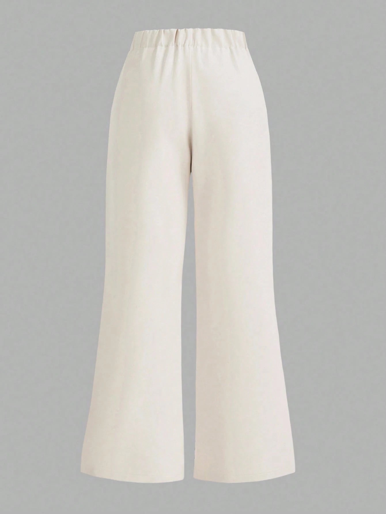 Firerie Plus Size Simple Elegant Delicate Casual Straight Pants For Spring And Summer - Negative Apparel