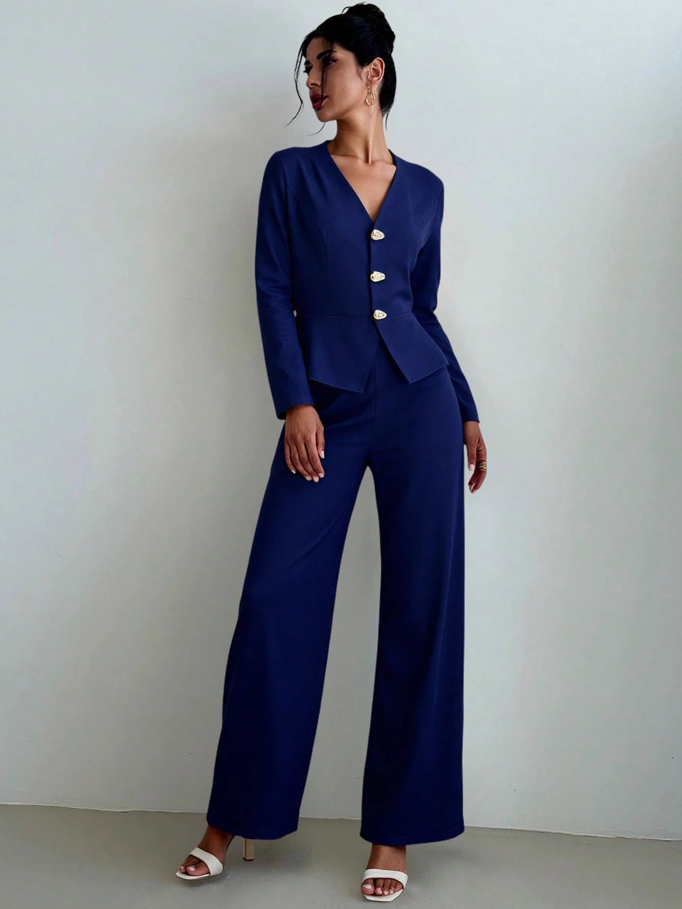 Firerie Women's Fashion Casual Commuter Urban Chic Street Style Versatile Academic Outfit - Negative Apparel