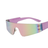 Frameless sunglasses futuristic 2025 sunglasses - Negative Apparel