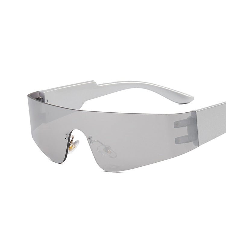 Frameless sunglasses futuristic 2025 sunglasses - Negative Apparel