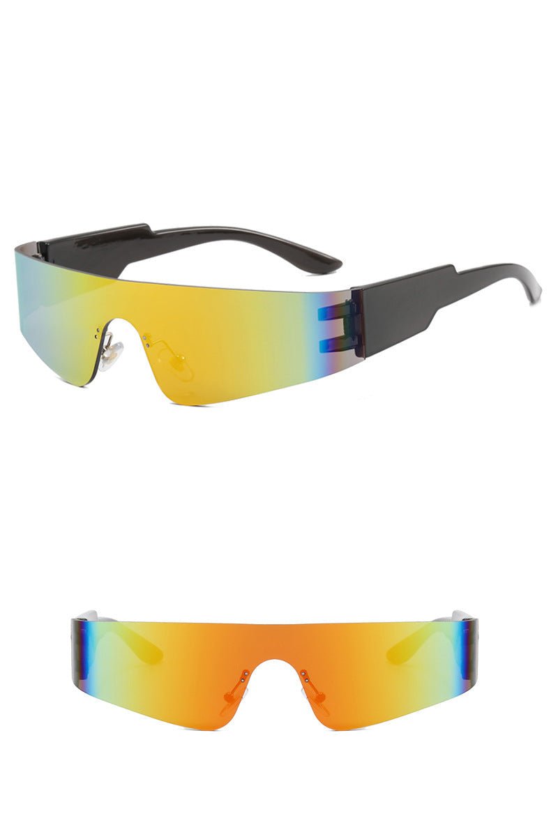 Frameless sunglasses futuristic 2025 sunglasses - Negative Apparel