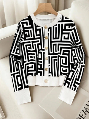 GlowEve Fashionable New Elegant Women Knitted Long Sleeve T-Shirt - Negative Apparel