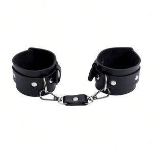 Halloween Decoration New Creative Soft Fabric Safety Handcuffs, Non - Injury Police & Thief Play Prop, Funny Prank Suppliesesposas,Handcuffs Party,Hand Cuffs Police - Negative Apparel