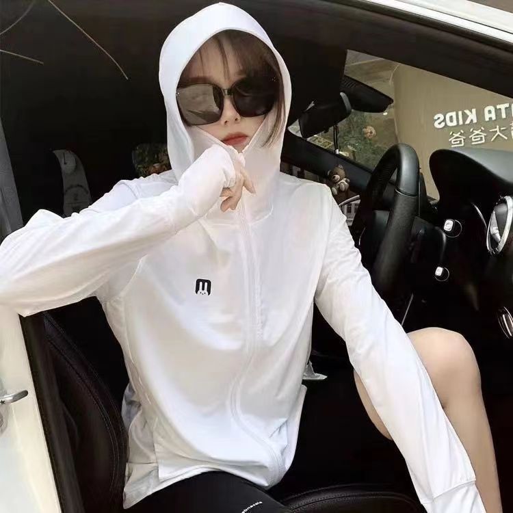 Hoodie loose anti - ultraviolet breathable hooded shawl shirt - Negative Apparel