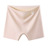 Ice silk safety pants women's anti - light and non - curling two - in - one underwear pure cotton crotch high waist seamless leggings - Negative Apparel