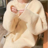 Japanese style small fresh soft lazy style sweater - Negative Apparel