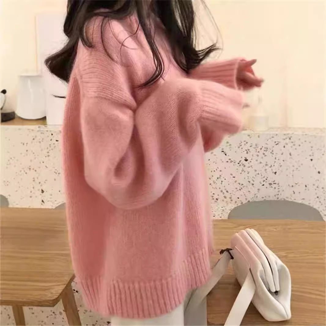 Japanese style small fresh soft lazy style sweater - Negative Apparel