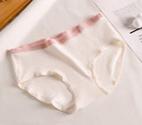 Kefei panties pure cotton women's summer class a baby cotton non - marking cotton antibacterial girls' briefs without buttocks - Negative Apparel
