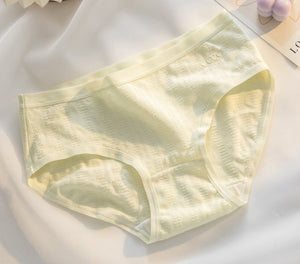 Kefei panties pure cotton women's summer class a baby cotton non - marking cotton antibacterial girls' briefs without buttocks - Negative Apparel