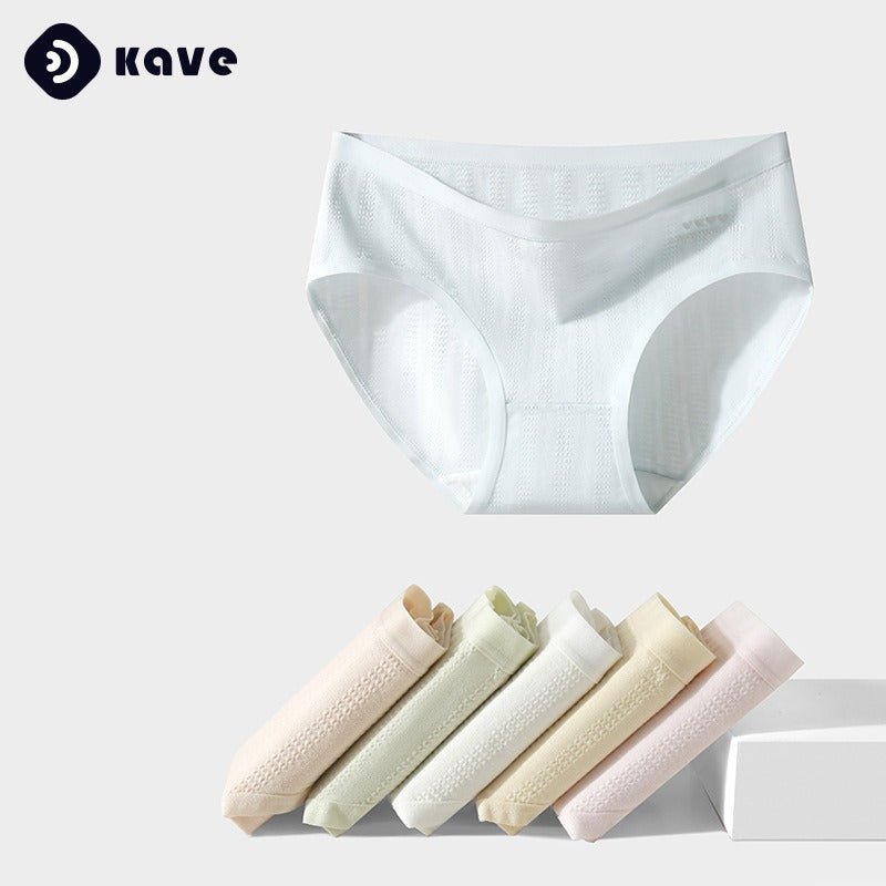Kefei panties pure cotton women's summer class a baby cotton non - marking cotton antibacterial girls' briefs without buttocks - Negative Apparel