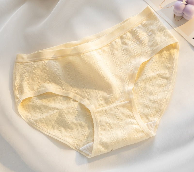Kefei panties pure cotton women's summer class a baby cotton non - marking cotton antibacterial girls' briefs without buttocks - Negative Apparel