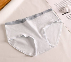 Kefei panties pure cotton women's summer class a baby cotton non - marking cotton antibacterial girls' briefs without buttocks - Negative Apparel