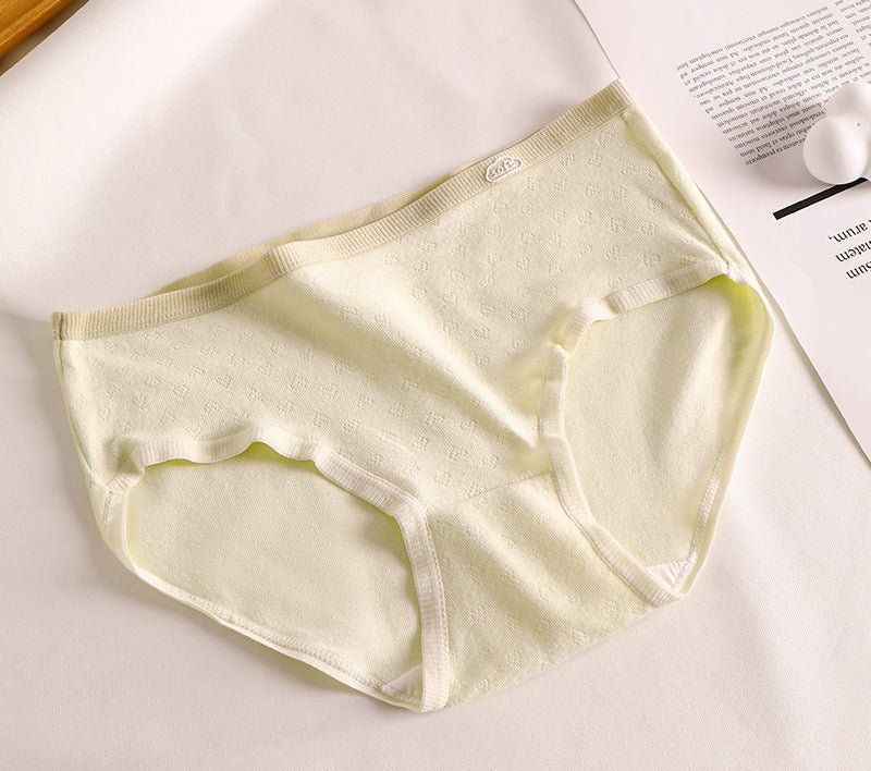 Kefei panties pure cotton women's summer class a baby cotton non - marking cotton antibacterial girls' briefs without buttocks - Negative Apparel