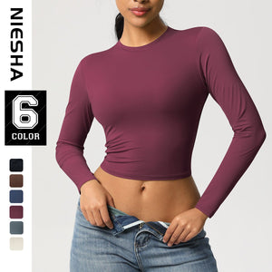 Kinetic Long - Sleeve | Sculpted. Seamless. Essential. - Negative Apparel