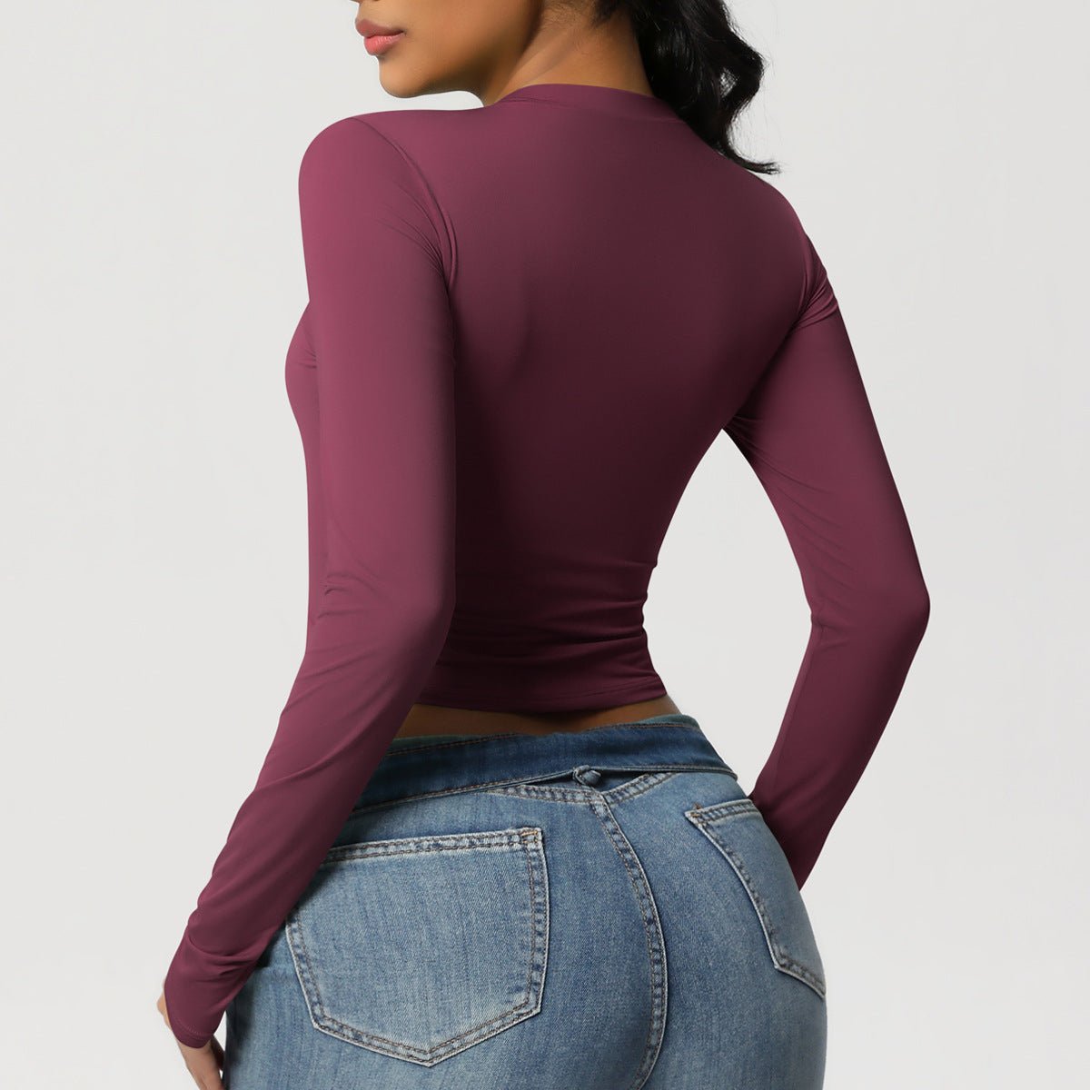 Kinetic Long - Sleeve | Sculpted. Seamless. Essential. - Negative Apparel