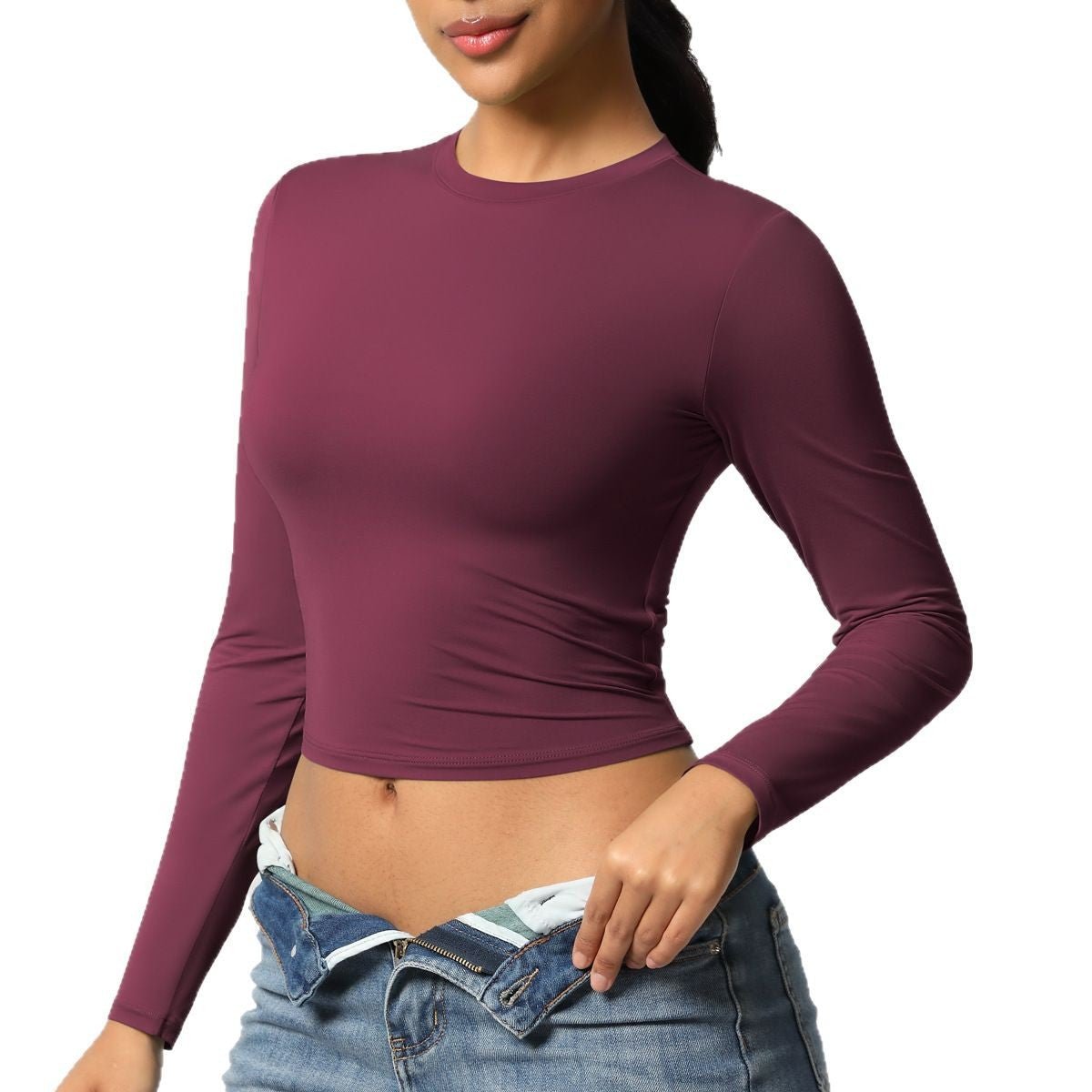 Kinetic Long - Sleeve | Sculpted. Seamless. Essential. - Negative Apparel