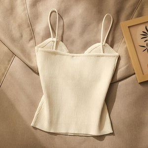 Knitted Tube Top Camisole Vest for Women - Negative Apparel
