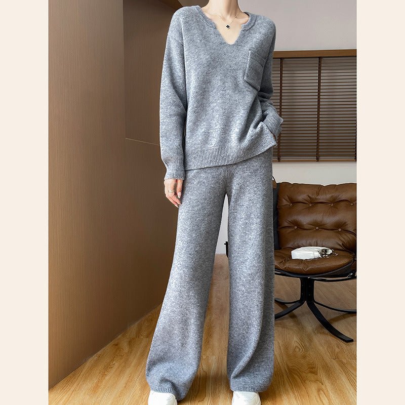 Korean Style Autumn 2025 Casual Outfit for Women – 2 - Piece Matching Set - Negative Apparel