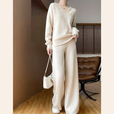 Korean Style Autumn 2025 Casual Outfit for Women – 2 - Piece Matching Set - Negative Apparel