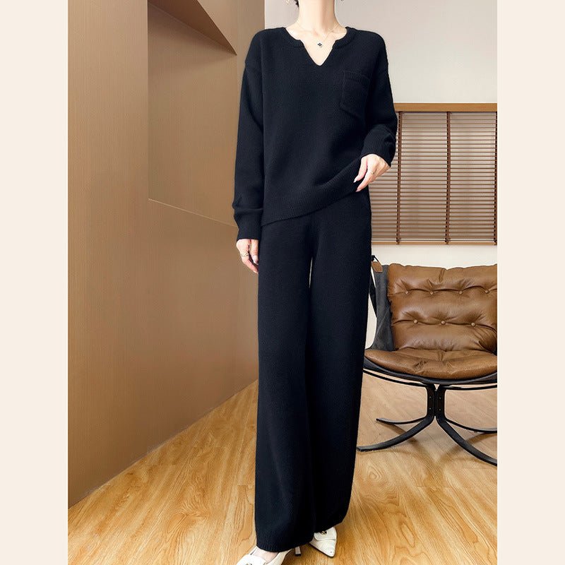 Korean Style Autumn 2025 Casual Outfit for Women – 2 - Piece Matching Set - Negative Apparel