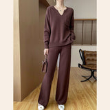 Korean Style Autumn 2025 Casual Outfit for Women – 2 - Piece Matching Set - Negative Apparel