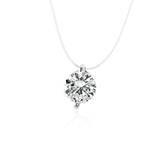 Korean style temperament pendant wholesale multi - claw diamond zircon pendant necklace female short simple clavicle chain - Negative Apparel
