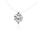 Korean style temperament pendant wholesale multi - claw diamond zircon pendant necklace female short simple clavicle chain - Negative Apparel