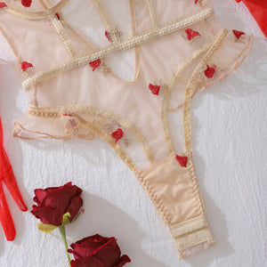 Lace Role - Play Outfit for Women – Three - Point Lingerie Set, Cosplay Bunny & Witch Costume, Summer 2025 Collection - Negative Apparel