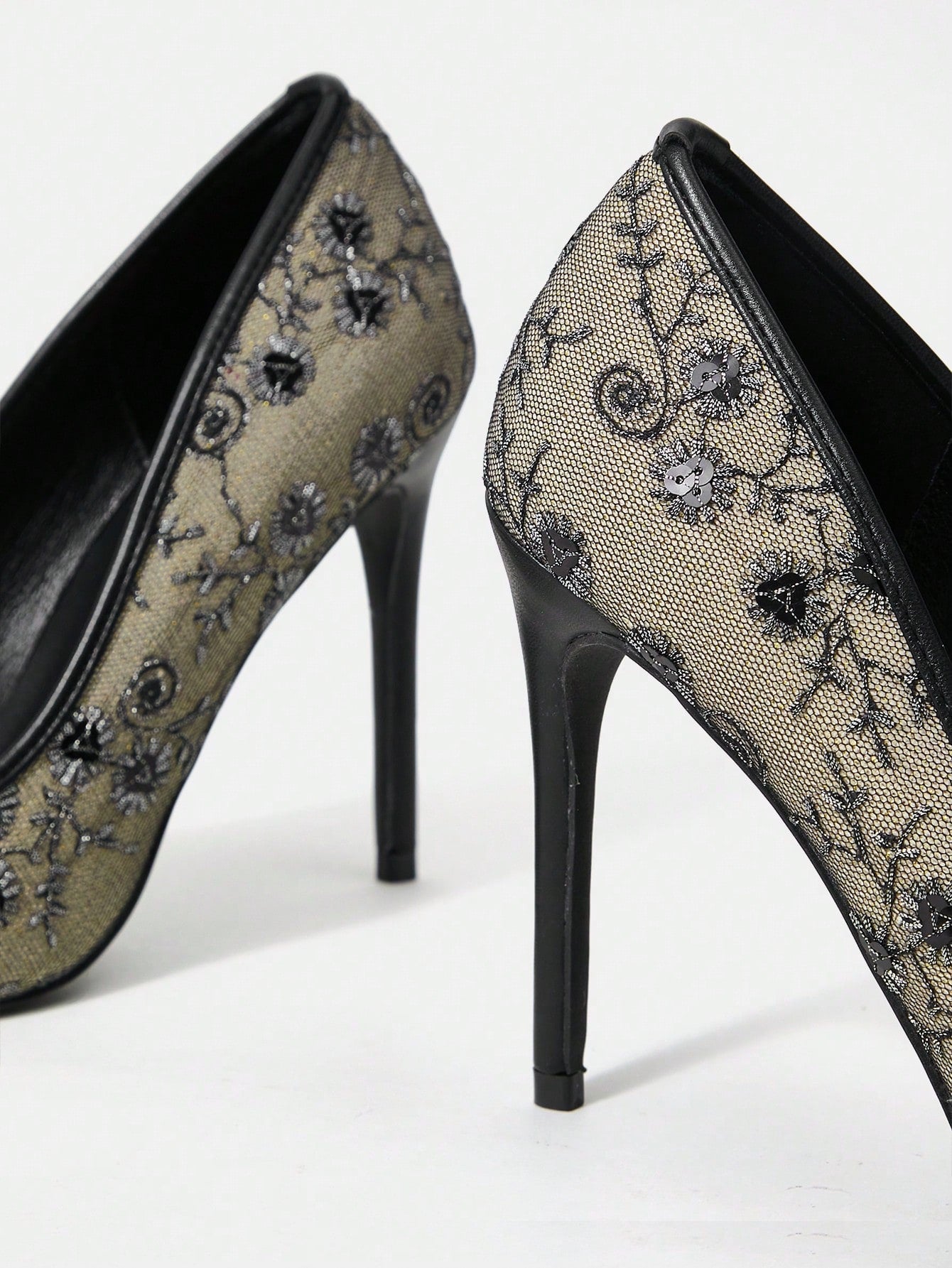 Ladies' High Heel Stiletto Pointed Toe Pumps - Negative Apparel