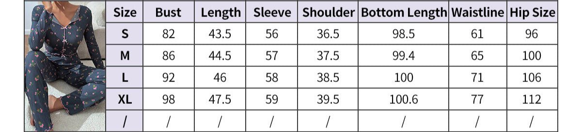 Lapel curled hem bow long - sleeved trousers, home clothes, two - piece suits for women - Negative Apparel