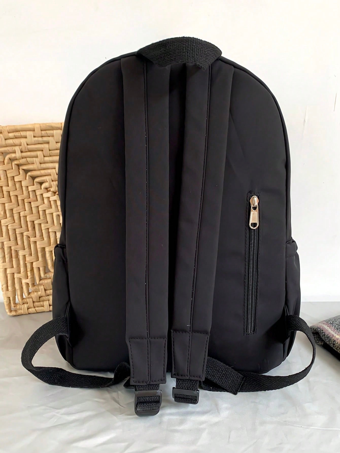 Large Capacity Solid Classic Backpack - Negative Apparel