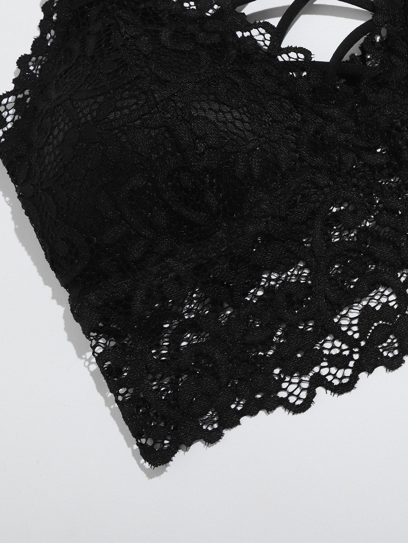 Lattice Front Lace Bralette - Negative Apparel