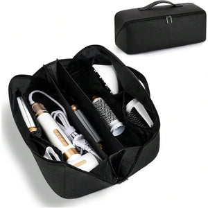 Leather Hair Tools Travel Bag, Airwrap Travel Case - Negative Apparel