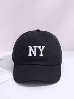 Letter Embroidered Baseball Cap - Negative Apparel