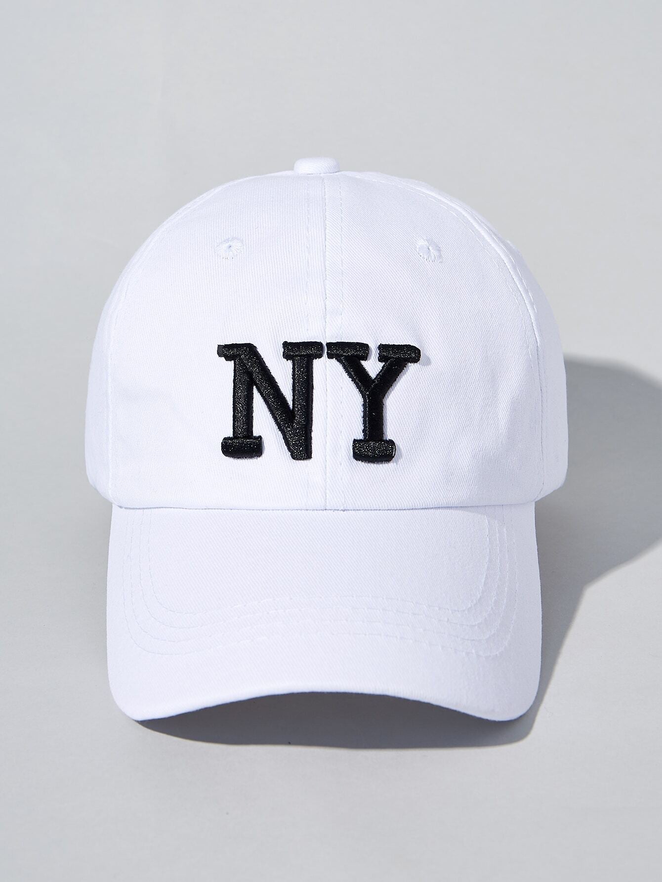 Letter Embroidered Baseball Cap - Negative Apparel