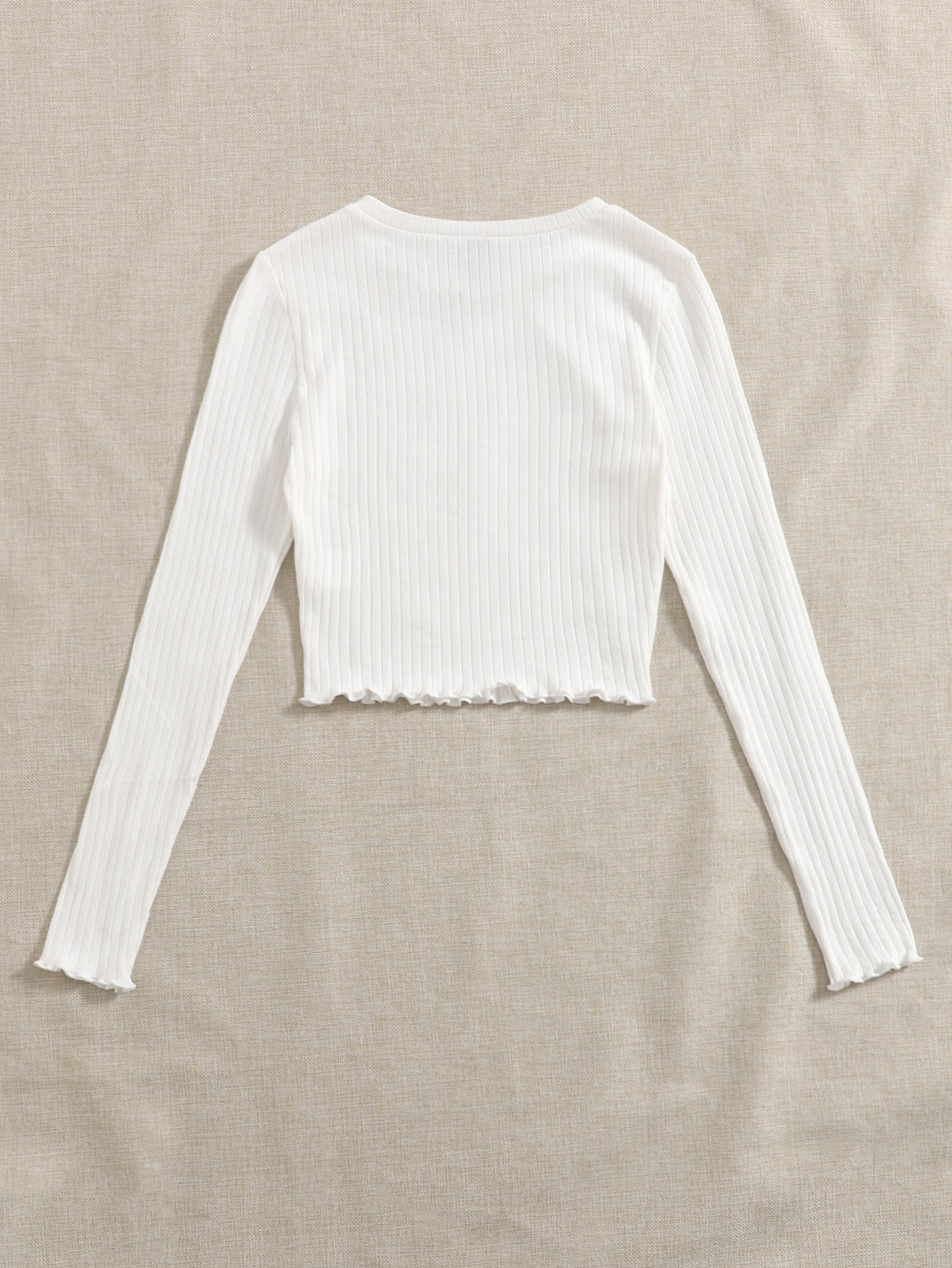 Lettuce Trim Solid Top - Negative Apparel