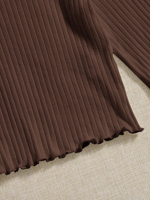 Lettuce Trim Solid Top - Negative Apparel