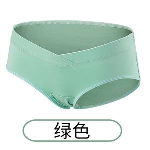 Low waist maternity panties multi - pattern cross ladies panties cotton low waist belly support pants - Negative Apparel