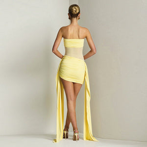Mesh splicing dress female cross - border - Negative Apparel