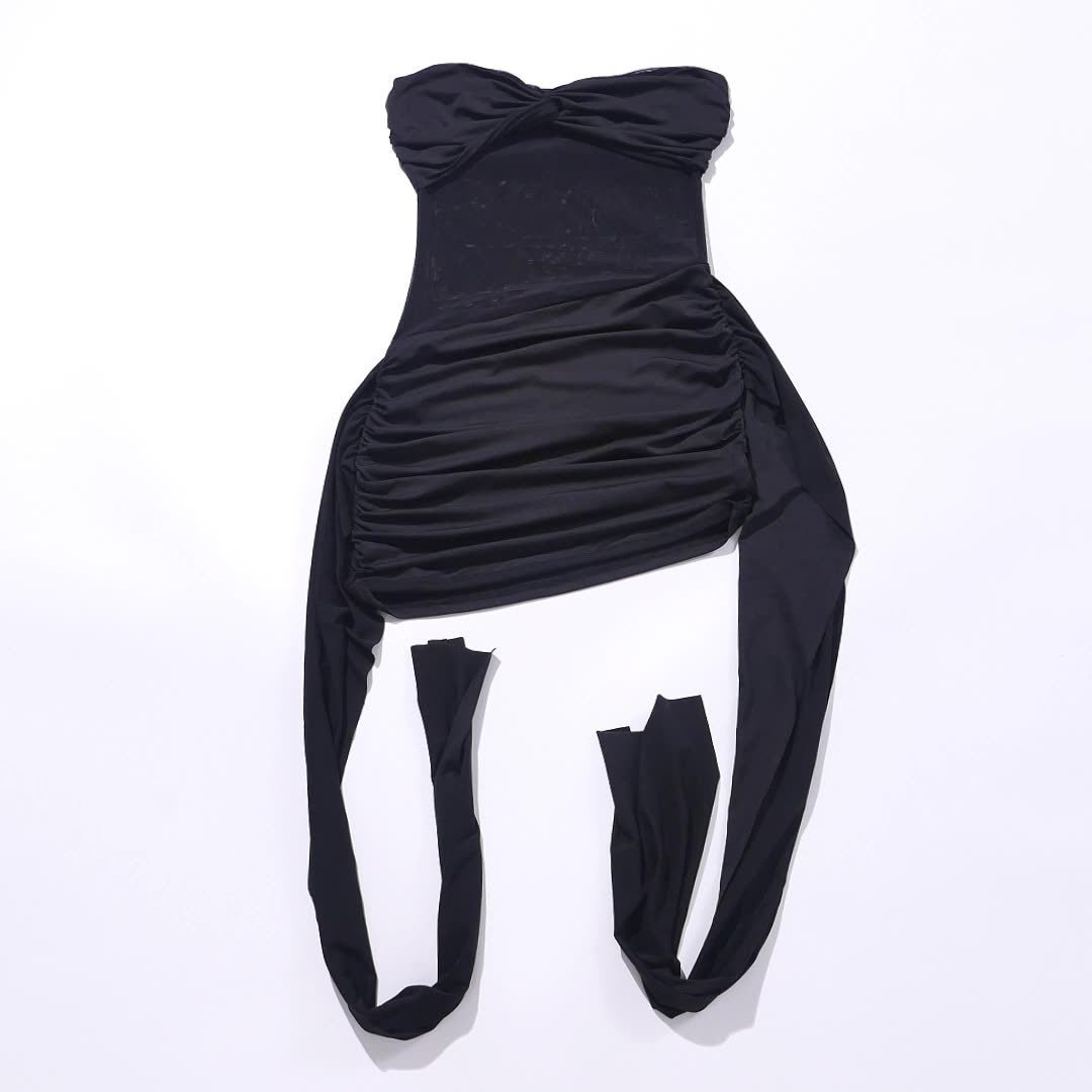 Mesh splicing dress female cross - border - Negative Apparel
