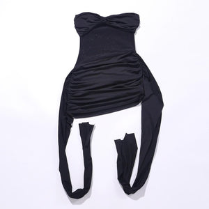 Mesh splicing dress female cross - border - Negative Apparel